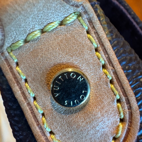 Louis Vuitton Brown Monogram Crossbody with Gold Chain